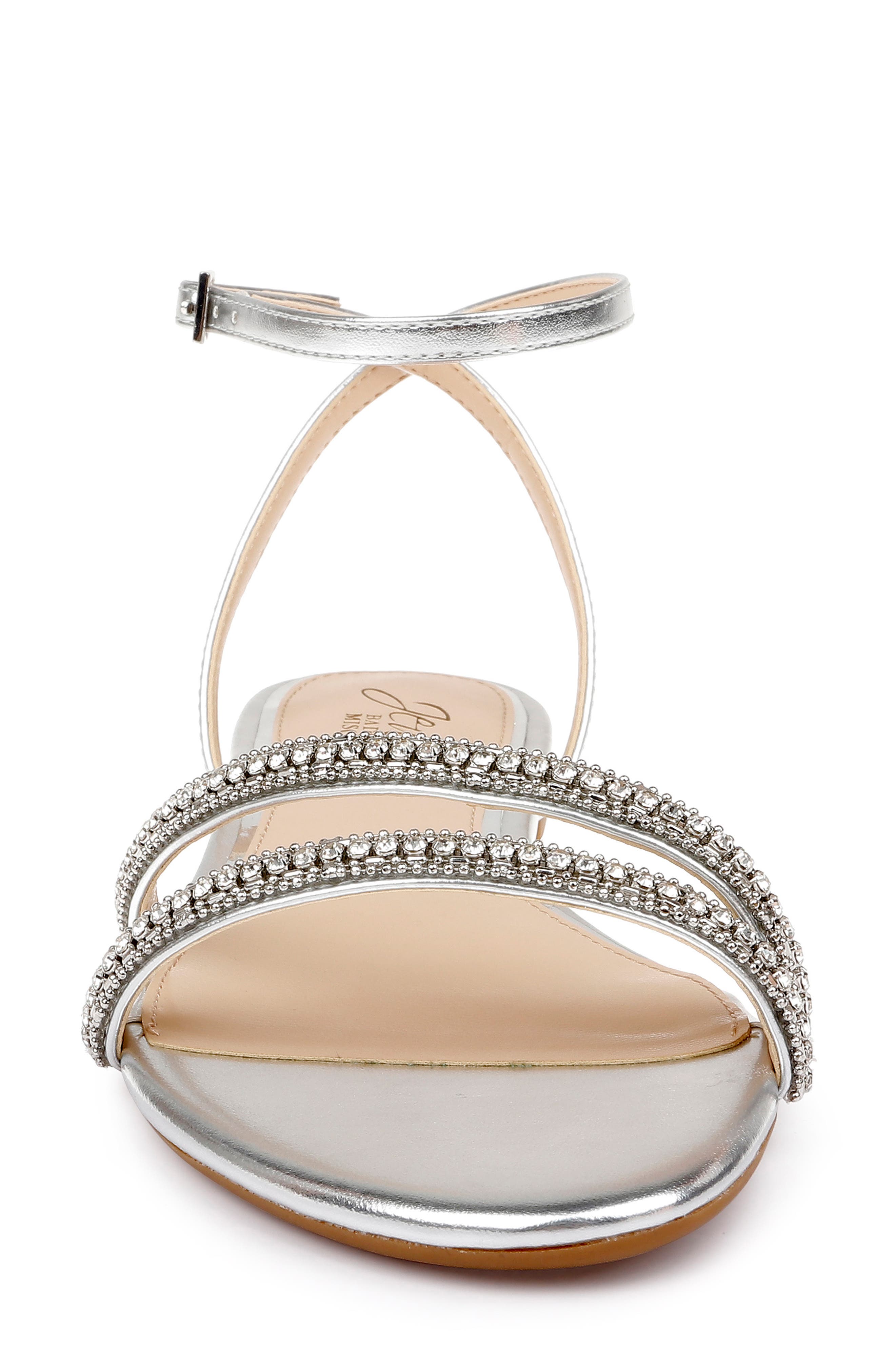 Jewel Badgley Mischka Roslyn Ankle Strap Sandal, Alternate, color, 