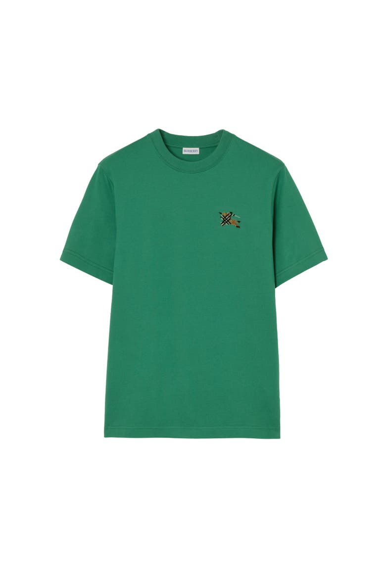 Knight Cotton T-shirt, Alternate, color, Jade green