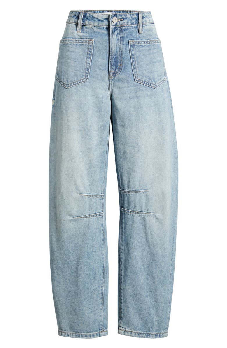HIDDEN JEANS Crop Barrel Jeans, Alternate, color, Med.wash