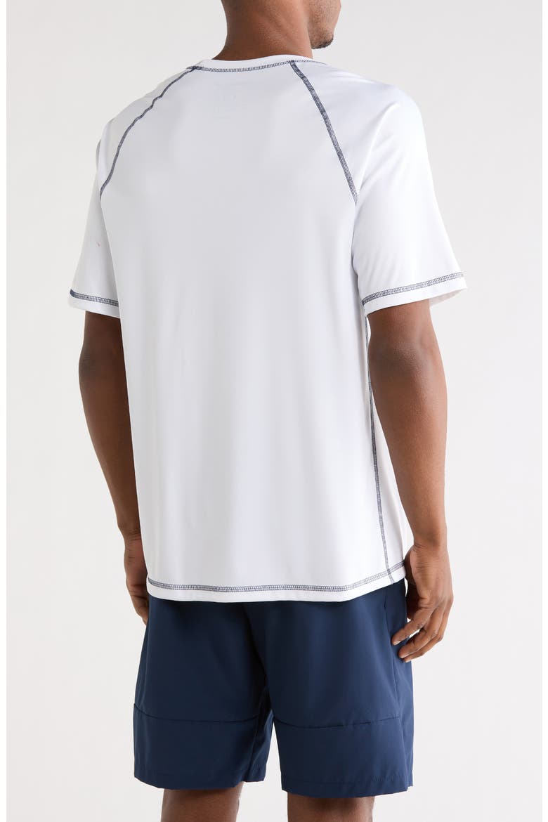 Easy Short Sleeve Swim T-Shirt, Alternate, color, WHITE