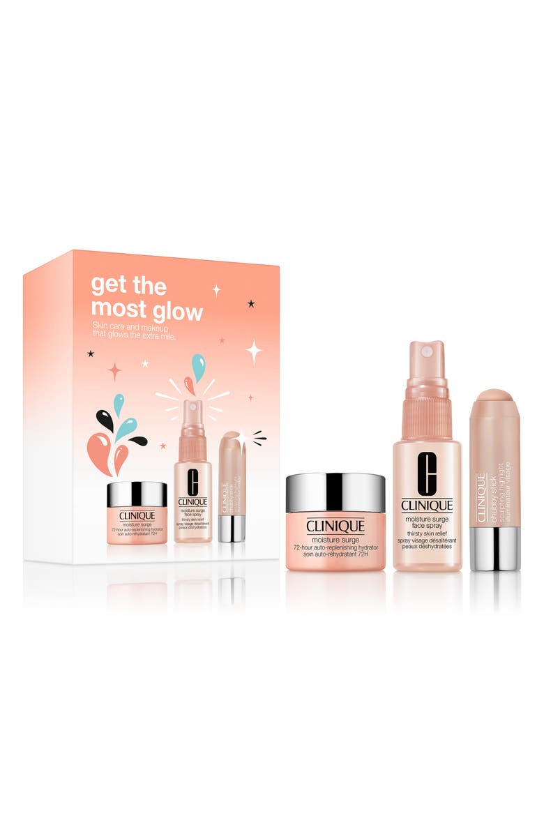 Clinique Get the Most Glow Travel Size Set, Main, color, 