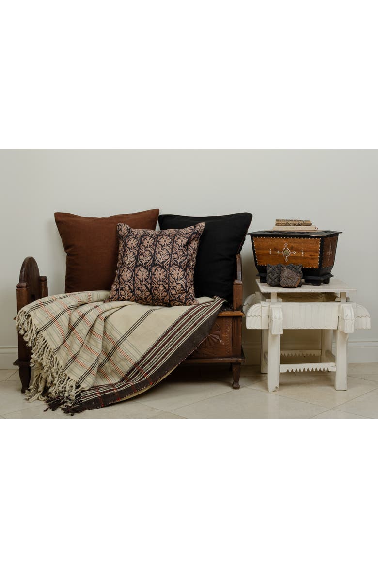 BK Shell/Espresso Handwoven Bedspread, Alternate, color, Brown - 70x94