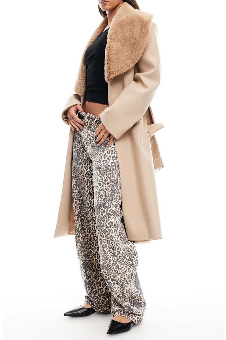 Endless Belted Coat, Alternate, color, TAN