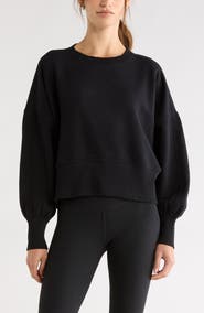 Zella Cloud Fleece Relaxed Sweatshirt