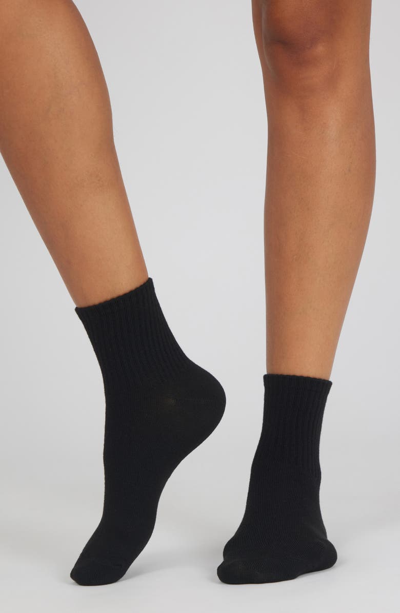 YOGALICIOUS 6-Pack Half Crew Socks, Alternate, color,