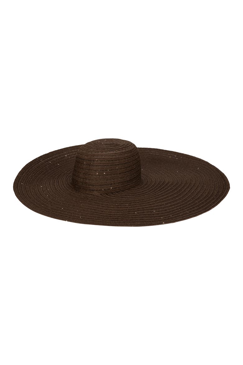 Large Brim UPF 50+ Floppy Sun Hat, Main, color, BROWN