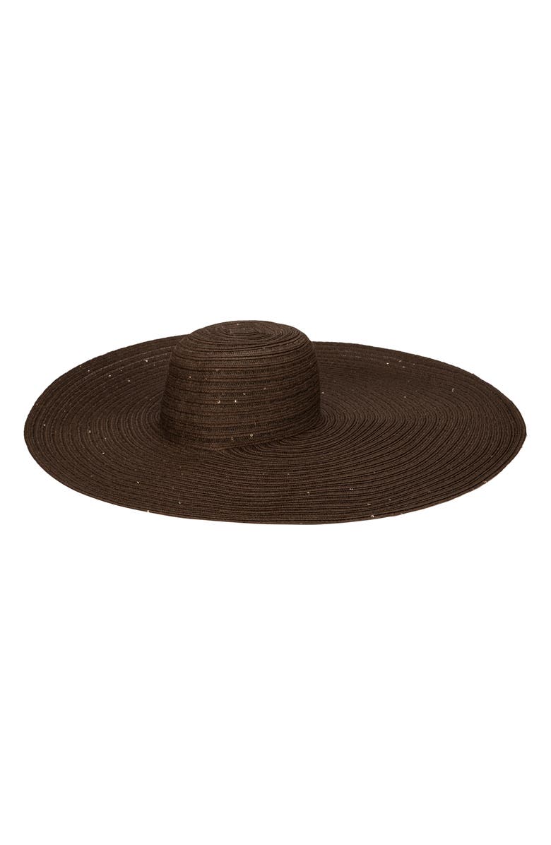 San Diego Hat Large Brim UPF 50+ Floppy Sun Hat, Main, color, Brown