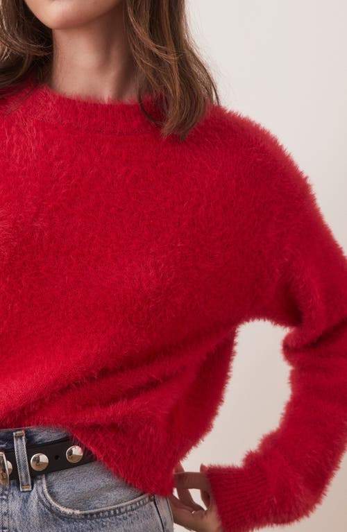 Marine Layer Teddy Eyelash Crop Sweater