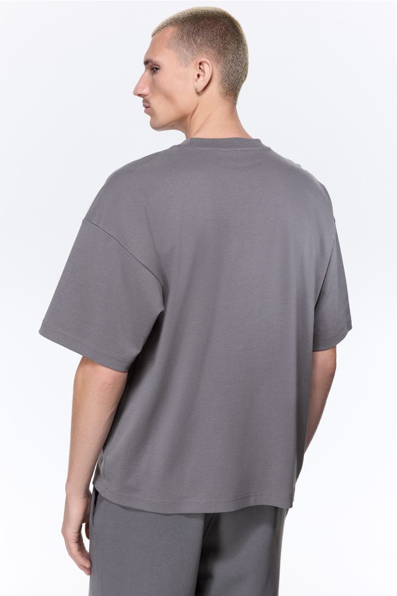 Oversized Interlock T-Shirt, Alternate, color, Gray