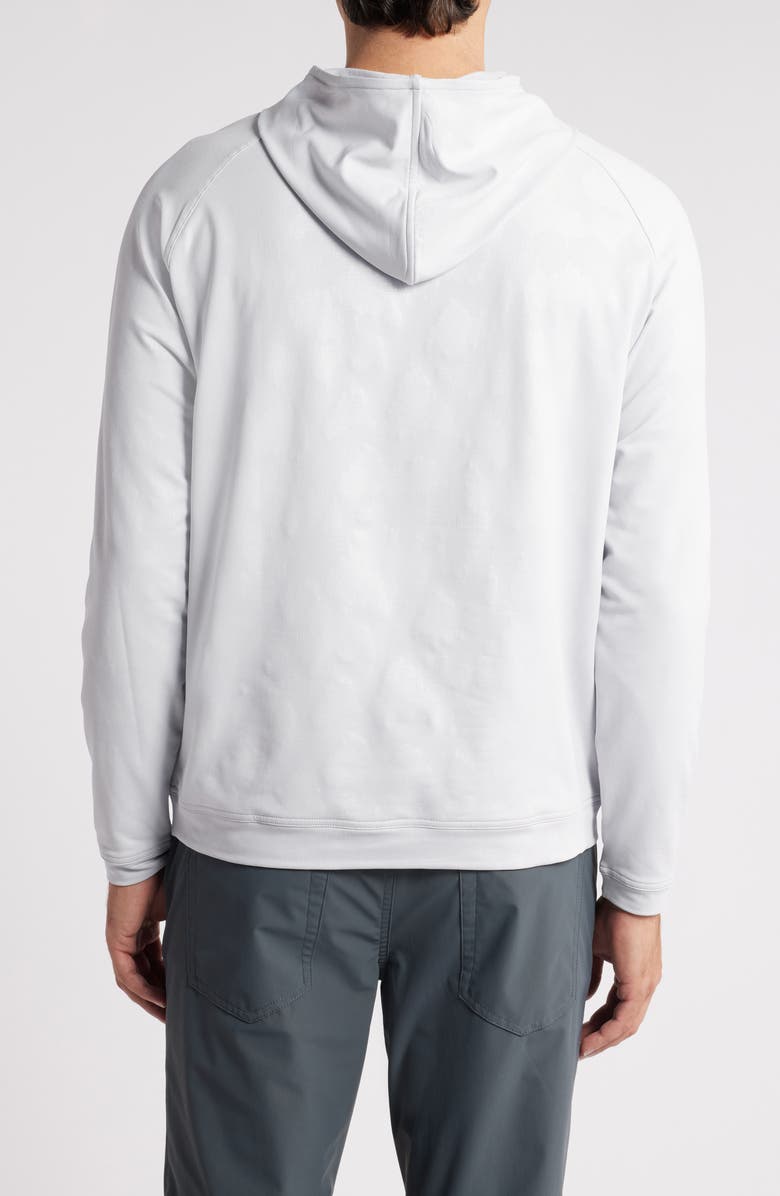 Peter Millar Pine Windowpane Camo Performance Hoodie, Alternate, color,