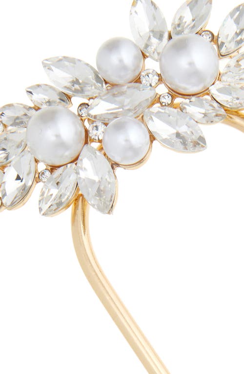 Tasha Crystal & Faux Pearl Hair Stick