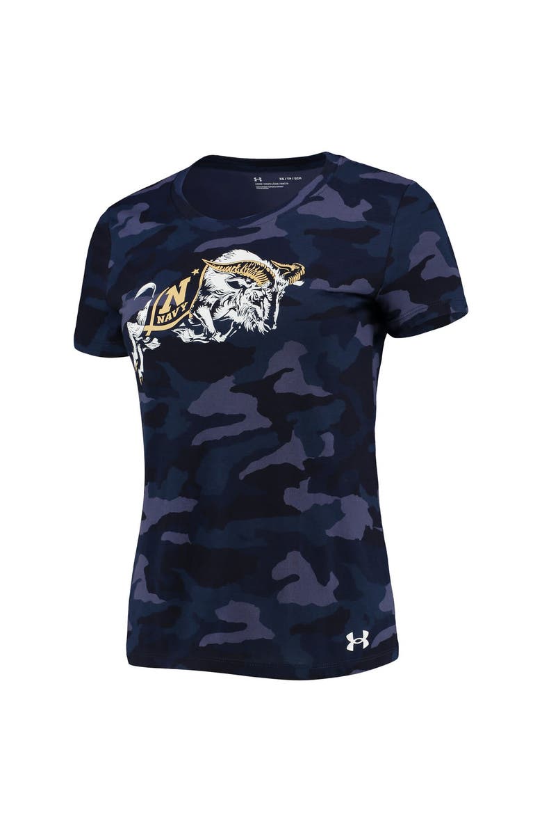 Under Armour Women's Under Armour Camo Navy Midshipmen T-Shirt, Alternate, color, 