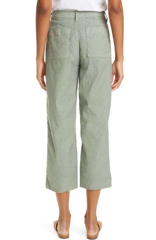 FRANK & EILEEN FRANK & EILEEN KINSALE PERFORMANCE COTTON & LINEN CROP PANTS 