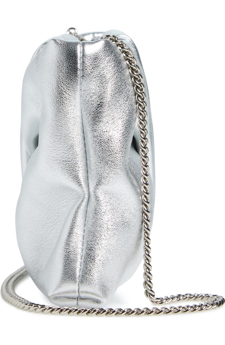 Jimmy Choo Bonny Metallic Leather Clutch, Alternate, color,