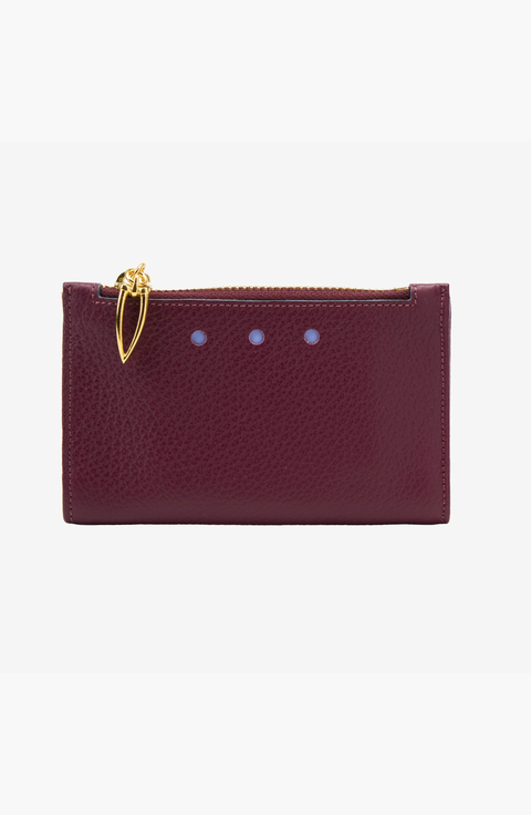 Ascot Slim Card Case with Zip Coin Pocket