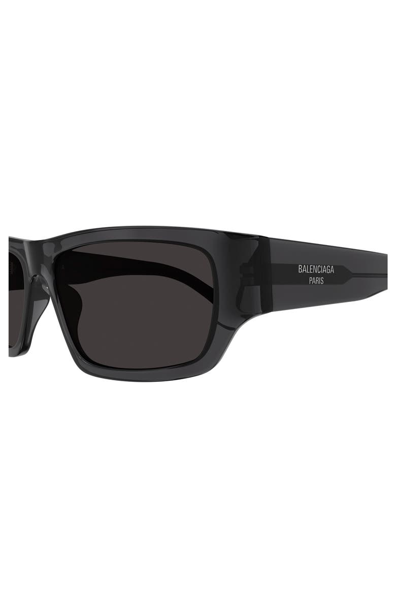 Balenciaga 58mm Rectangular Sunglasses, Alternate, color,