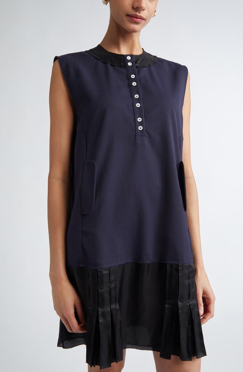 NACKIYÈ Match Point Sleeveless Shift Dress, Alternate, color, 