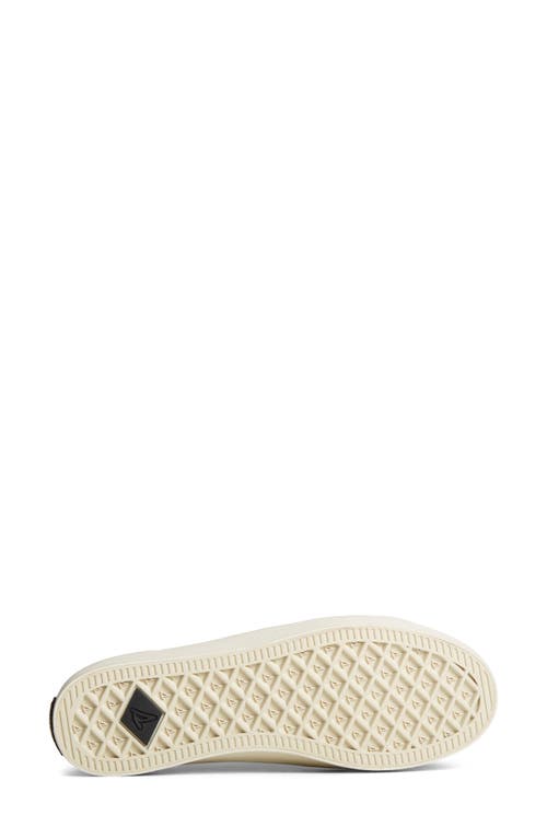 Sperry Lounge Away 2 Linen Sneaker In Black