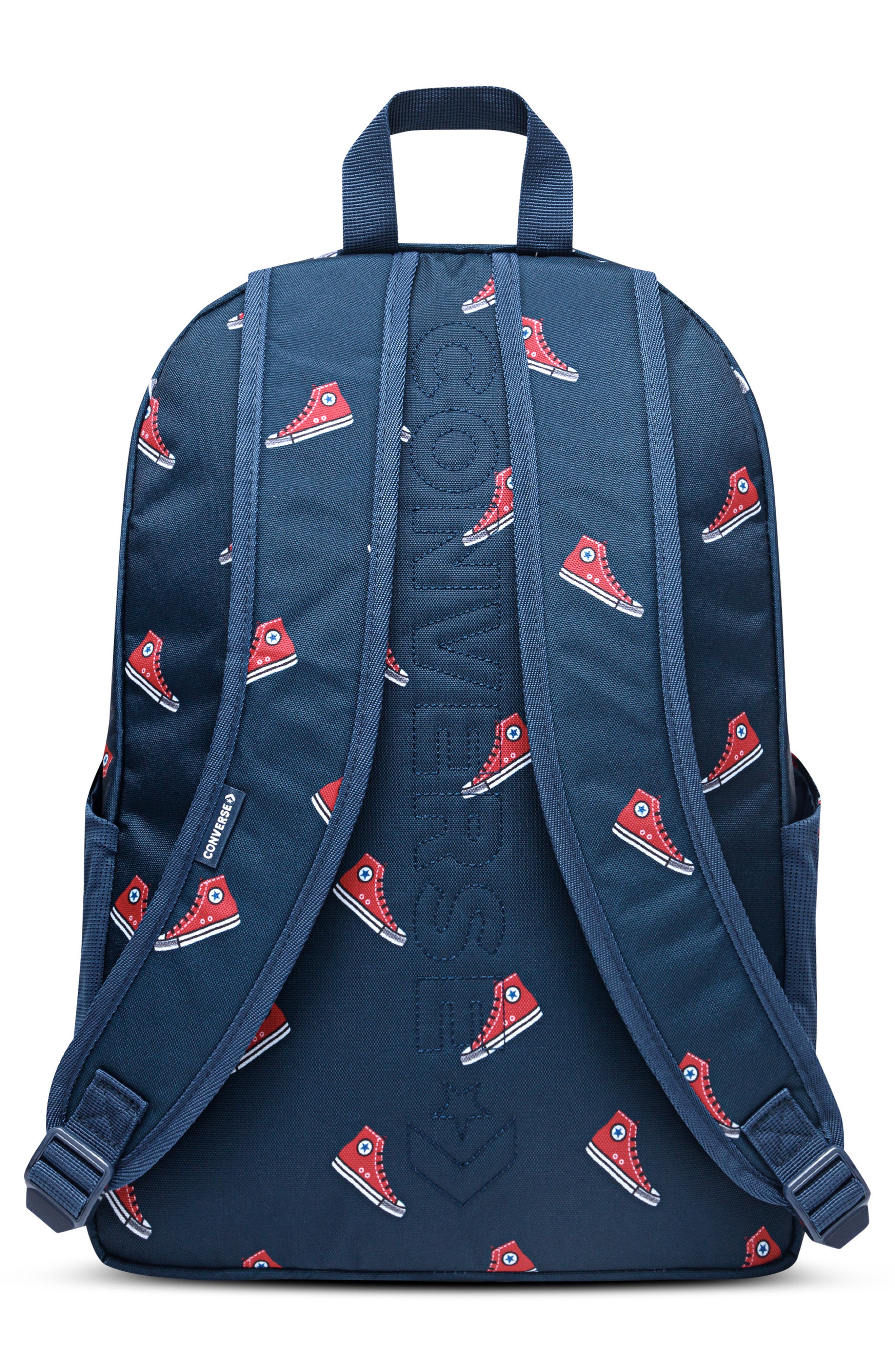 Converse Go 2 Backpack, Alternate, color, Converse Navy/ Converse Red