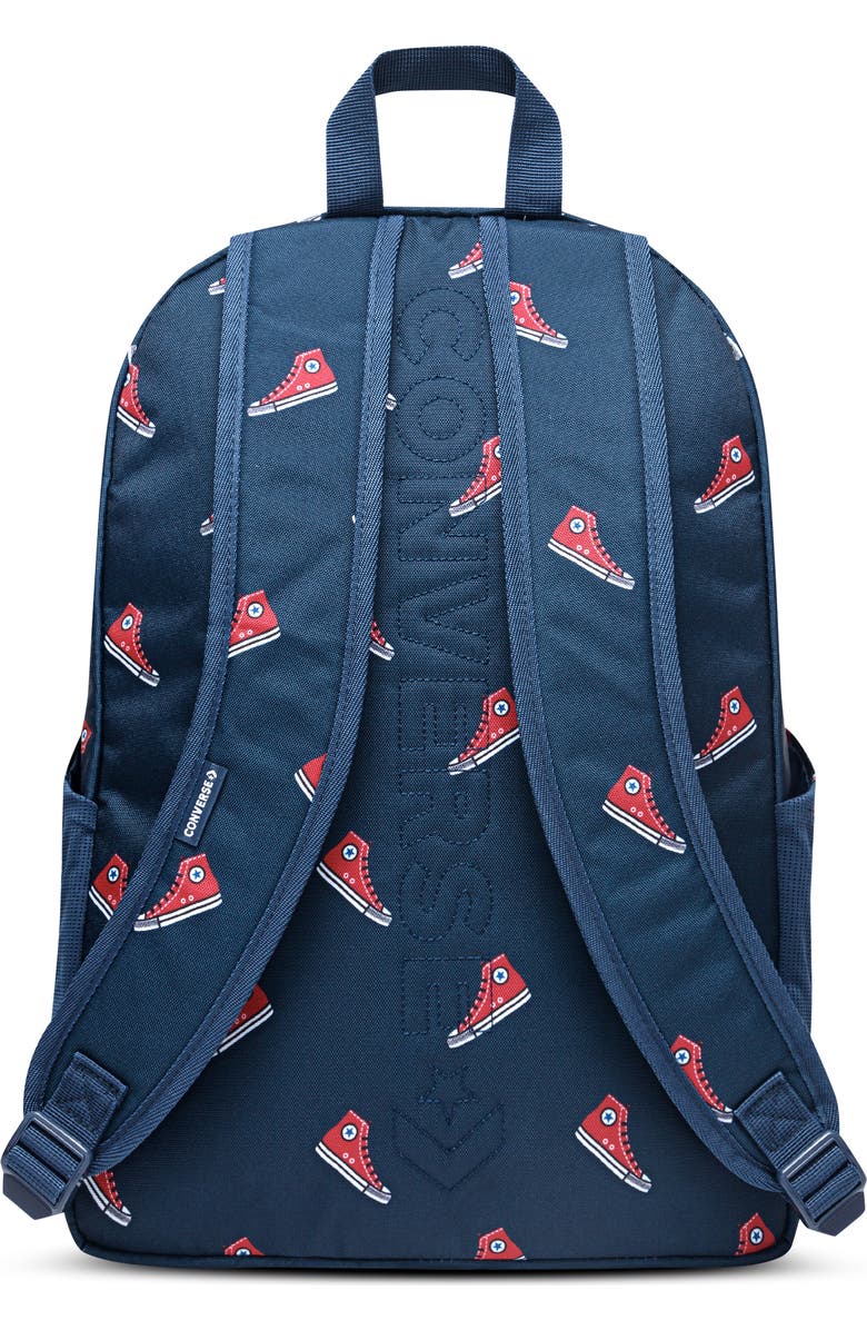 Converse Go 2 Backpack, Alternate, color, Converse Navy/ Converse Red
