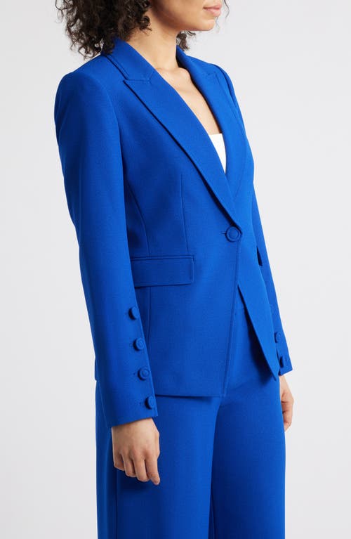 TAHARI ASL TAHARI ASL ONE-BUTTON BLAZER 