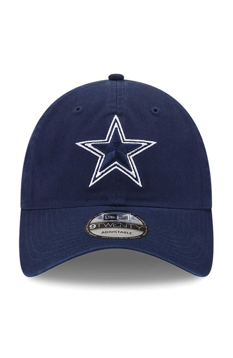 New Era Men's New Era Navy Dallas Cowboys Distinct 9TWENTY Adjustable Hat, Alternate, color,