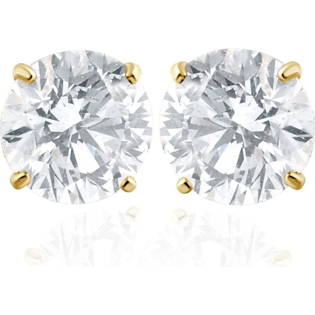 Bliss Diamond 2 Carat Tw Lab Grown Diamond Studs 14k Gold With Screw Backs In Gold
