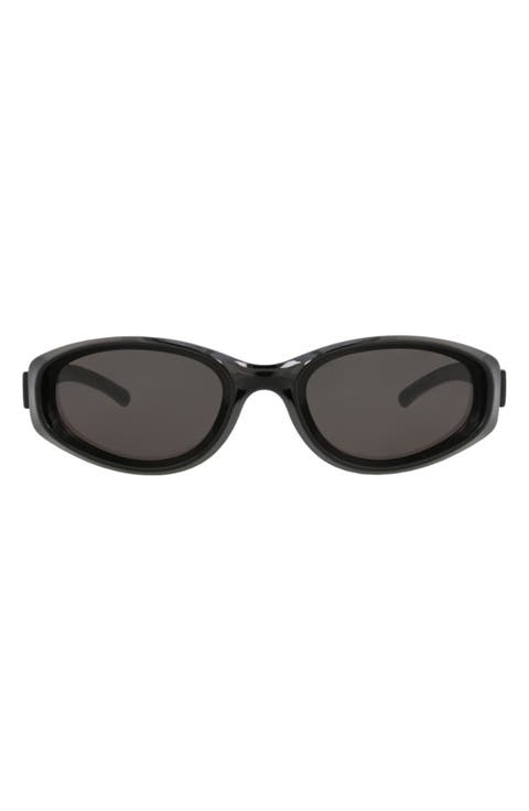 56mm Oval Sunglasses