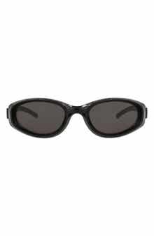 Bottega Veneta 56mm Oval Sunglasses