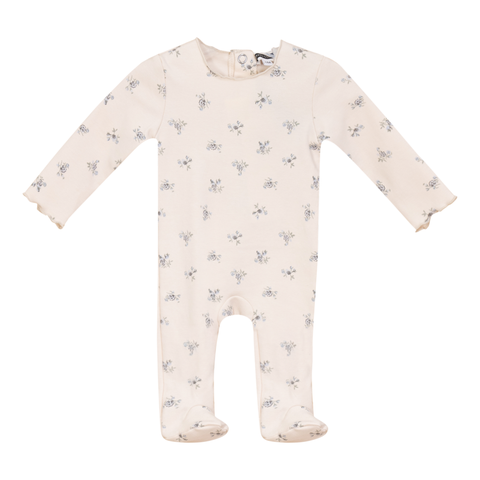 Rib Allover Floral Print Romper (Baby)