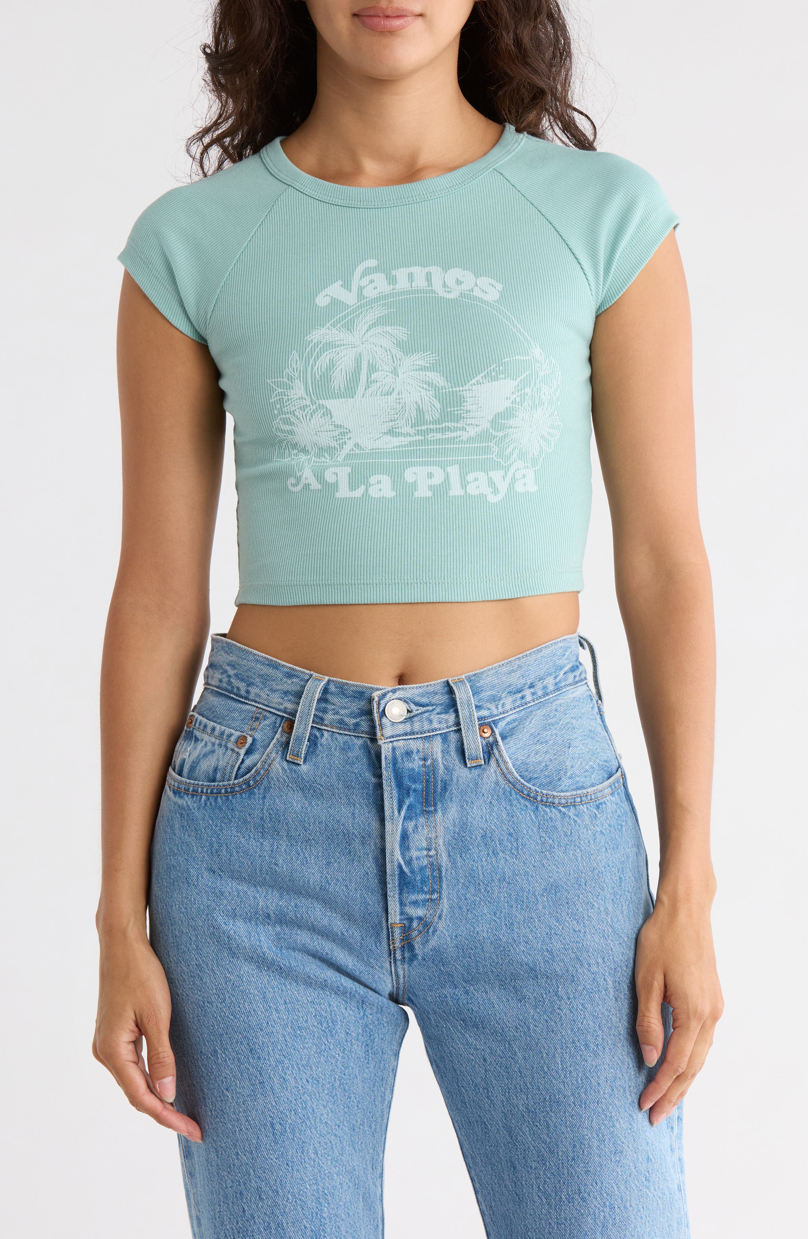 Roxy Vamos Cotton Blend T-Shirt