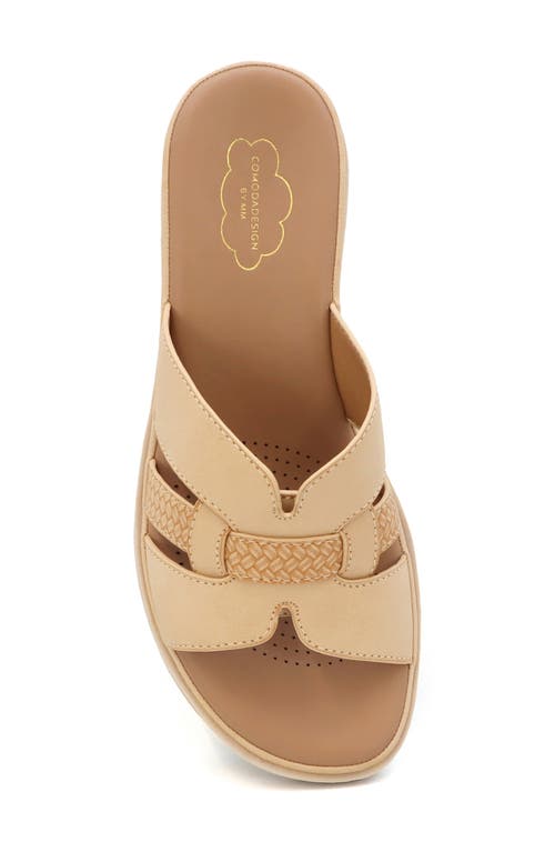 Comoda Designs Tunsa Wedge Slide Sandal