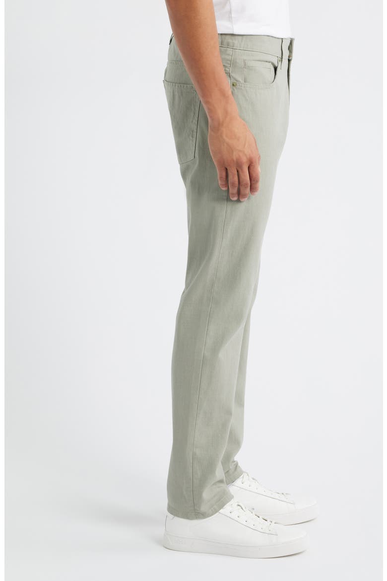 Delaware Slim Fit Five Pocket Pants, Alternate, color, MEDIUM GREEN