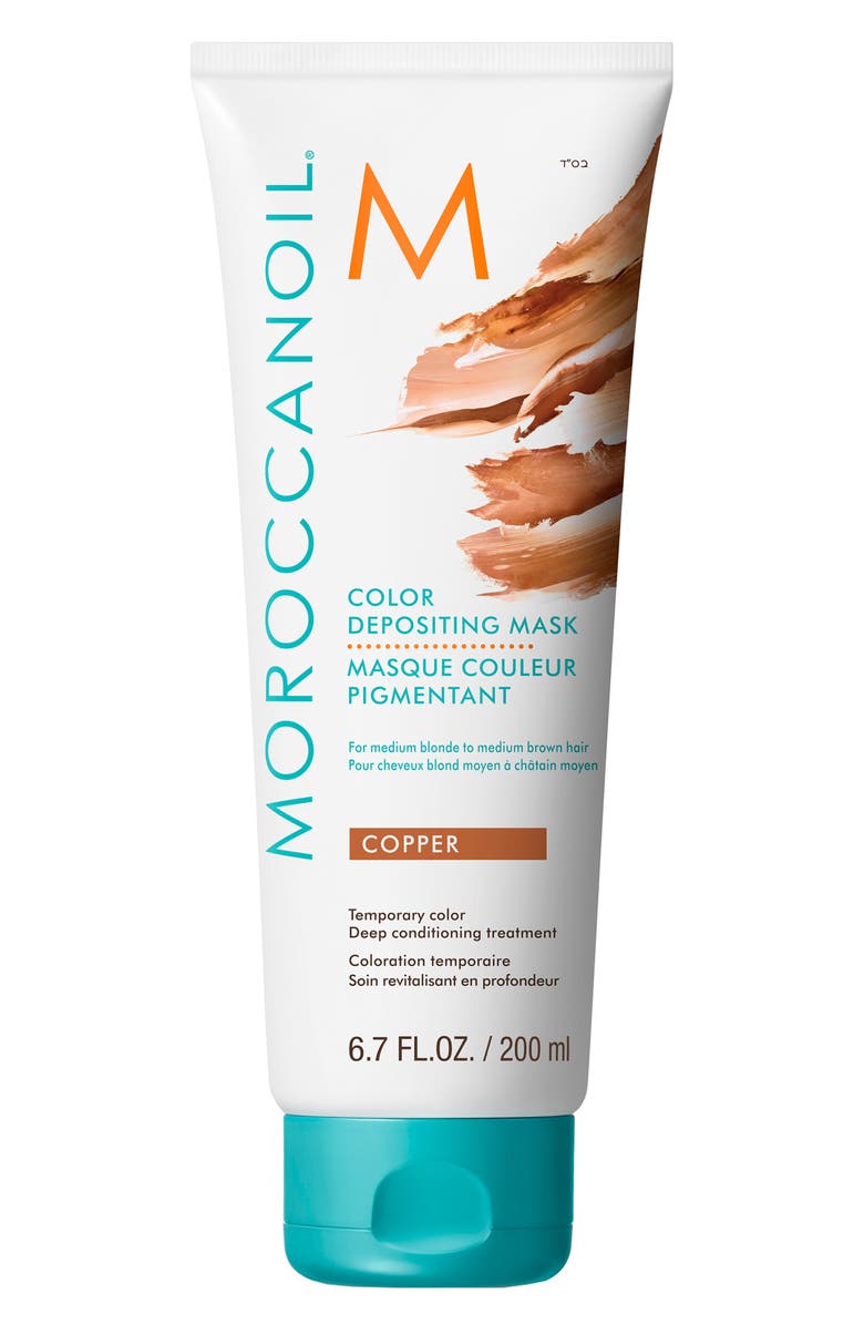 MOROCCANOIL<sup>®</sup> Color Depositing Mask Temporary Color Deep Conditioning Treatment, Main, color, Copper