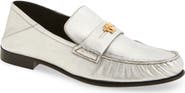 Versace Medusa Convertible Metallic Penny Loafer