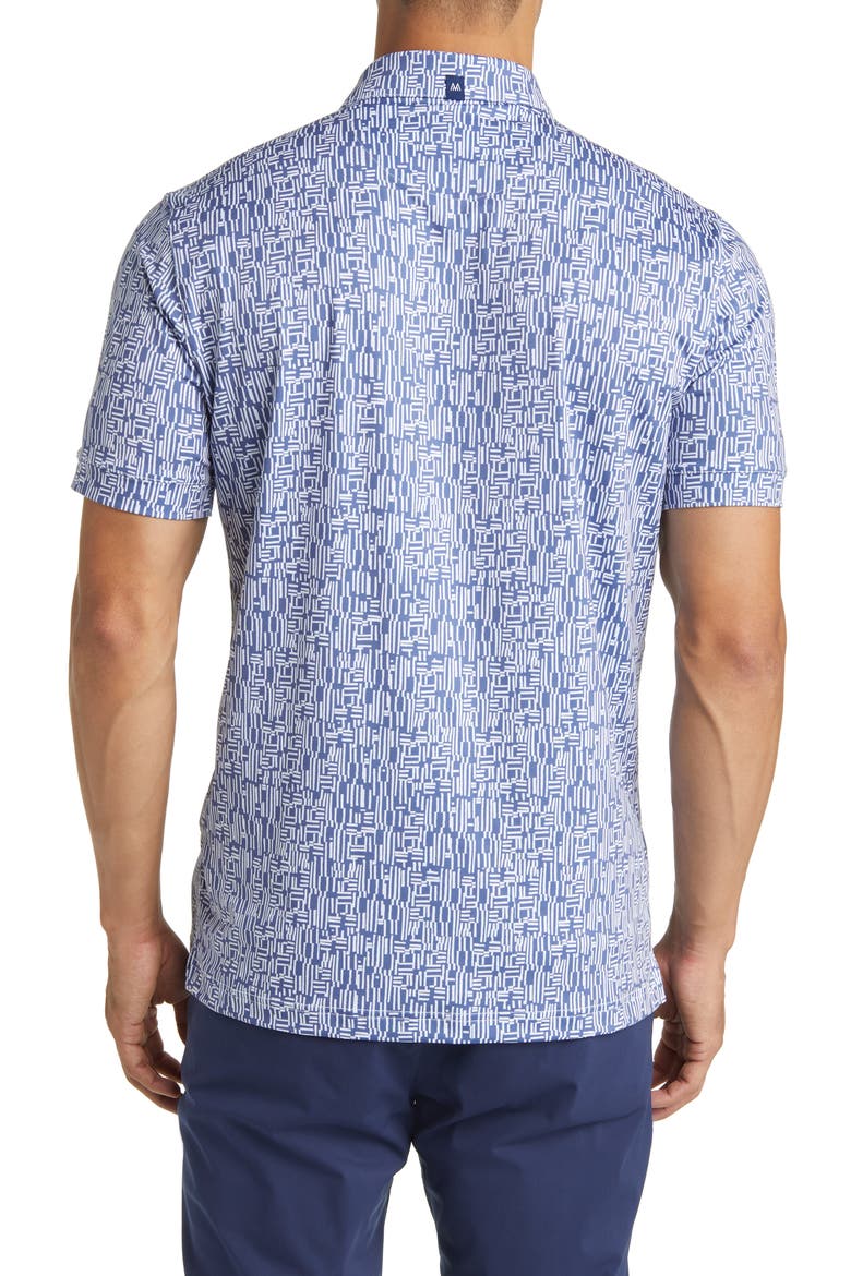 Versa Performance Golf Polo, Alternate, color, COASTAL FJORD MARKER GRID