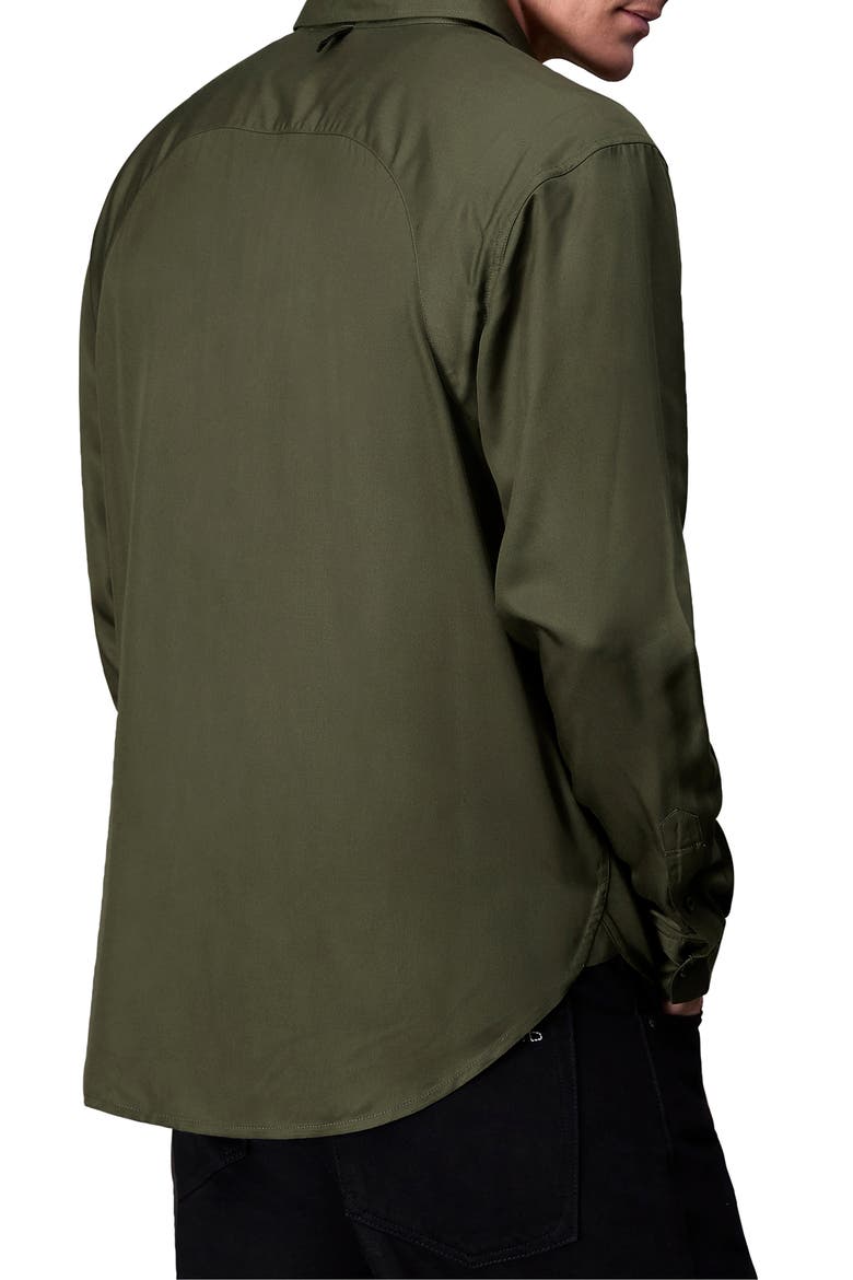 Cooper Relaxed Fit Button-Up Shirt, Alternate, color, FORGREEN