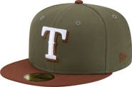 New Era Men's New Era Olive/Brown Texas Rangers Color Pack 59FIFTY Fitted Hat
