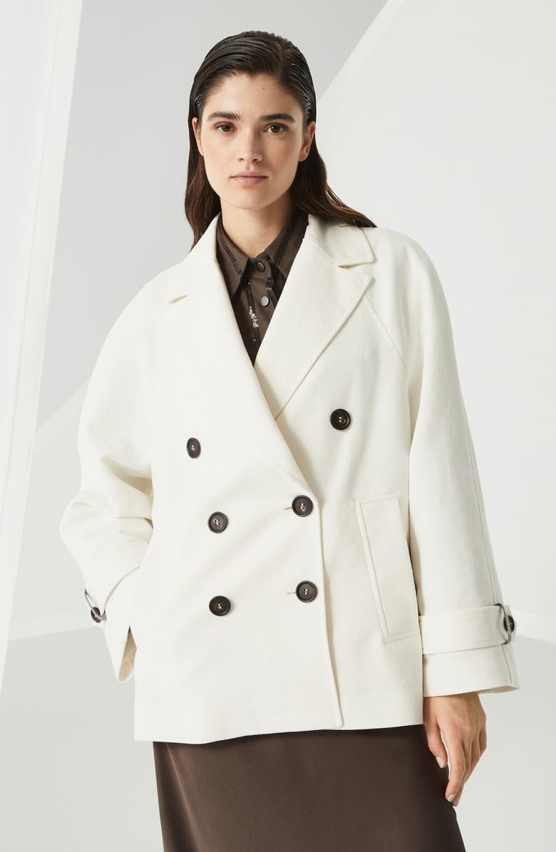 Brunello Cucinelli Cavalry caban jacket with monili, Alternate, color, 