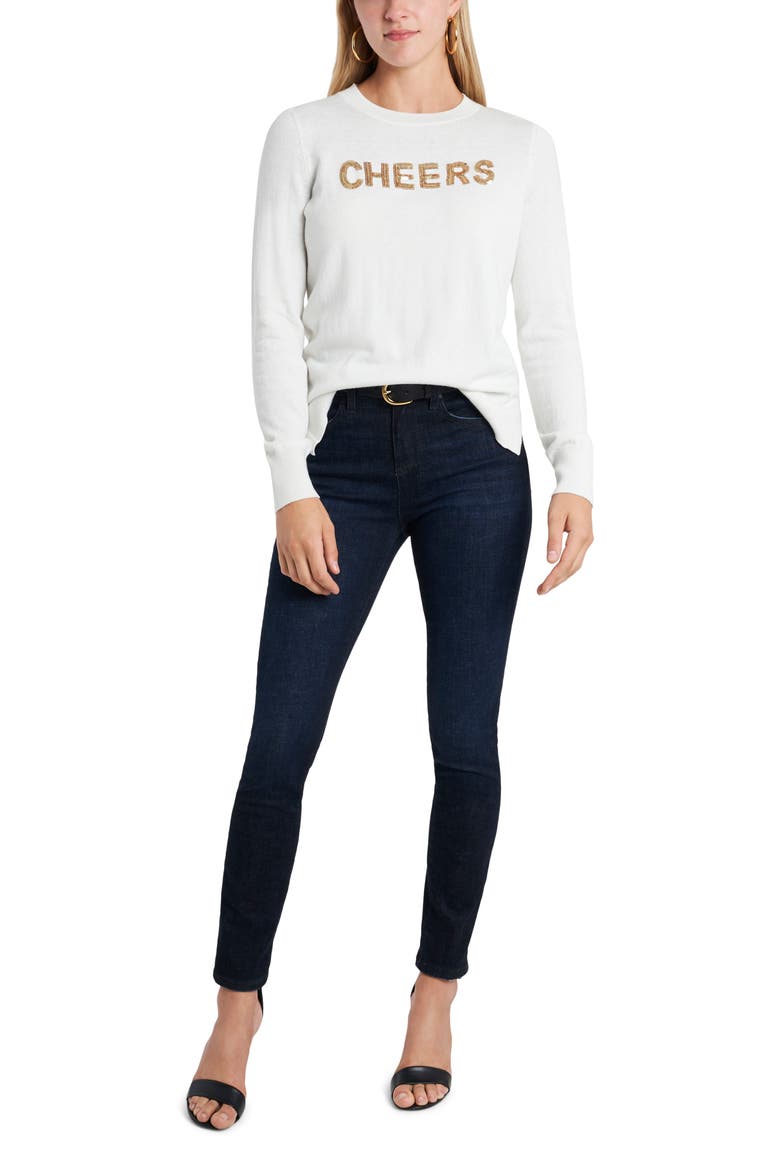 Cheers Sweater, Alternate, color, ANTIQ. WHITE
