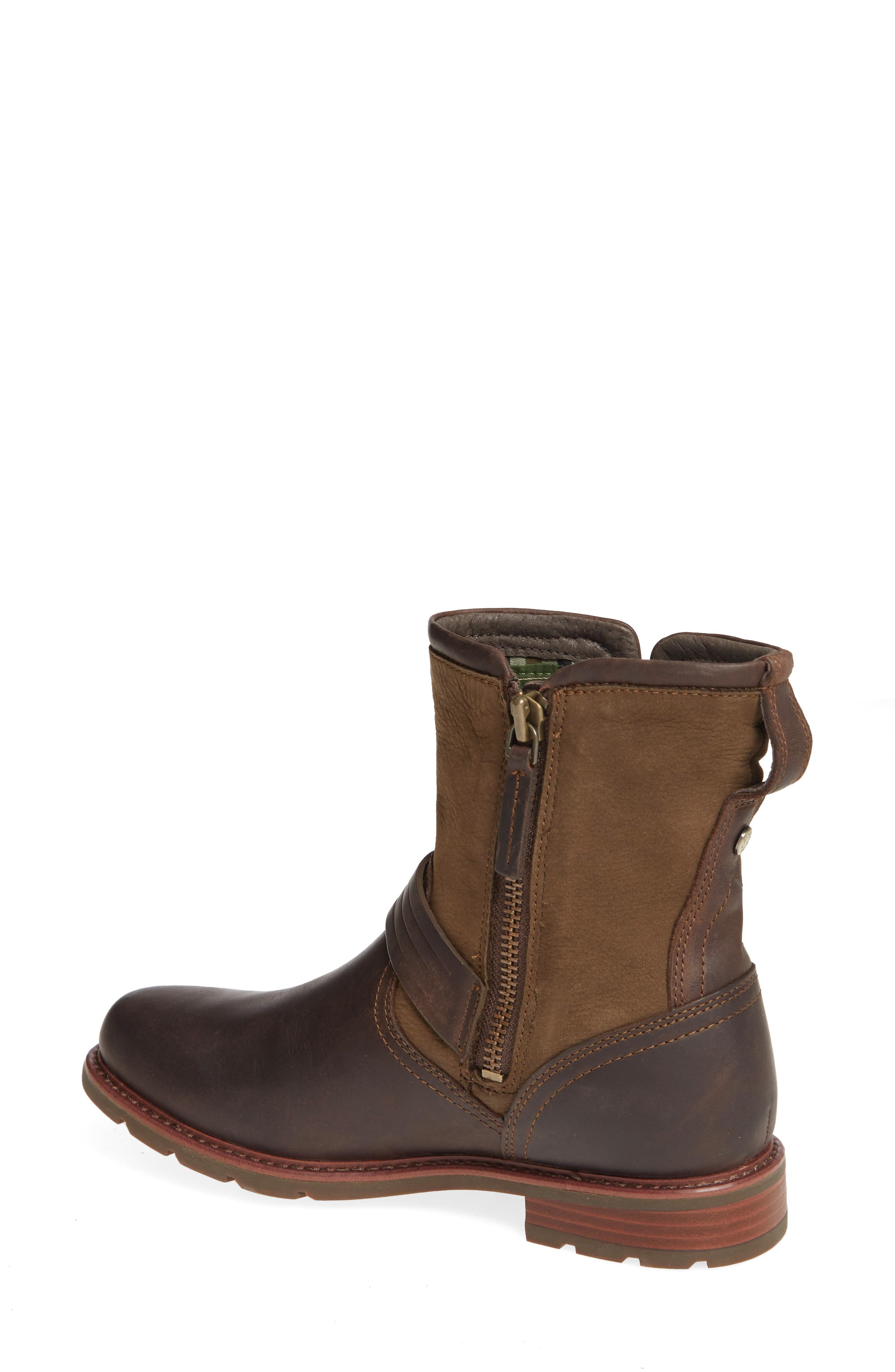 Savannah Waterproof Bootie, Alternate, color, CHOCOLATE/ WILLOW