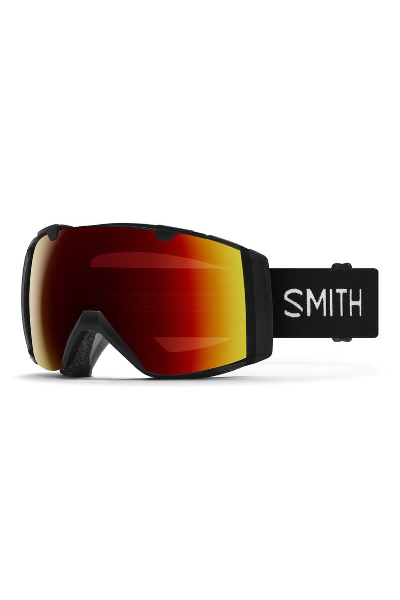 Sport I/O 182mm Snow Goggles, Main, color, BLACK / CHROMAPOP SUN RED