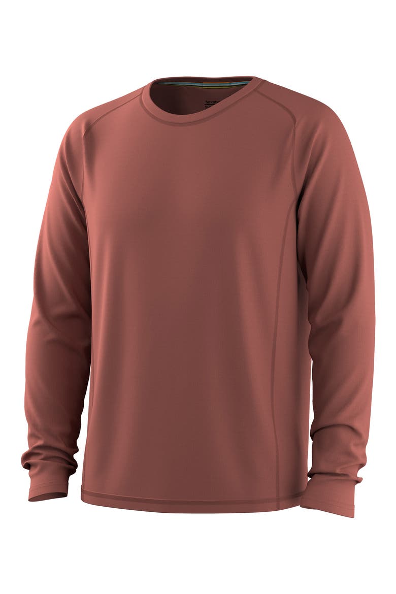 Active Ultralite Performance Long Sleeve T-Shirt, Alternate, color, BURNT SIENNA