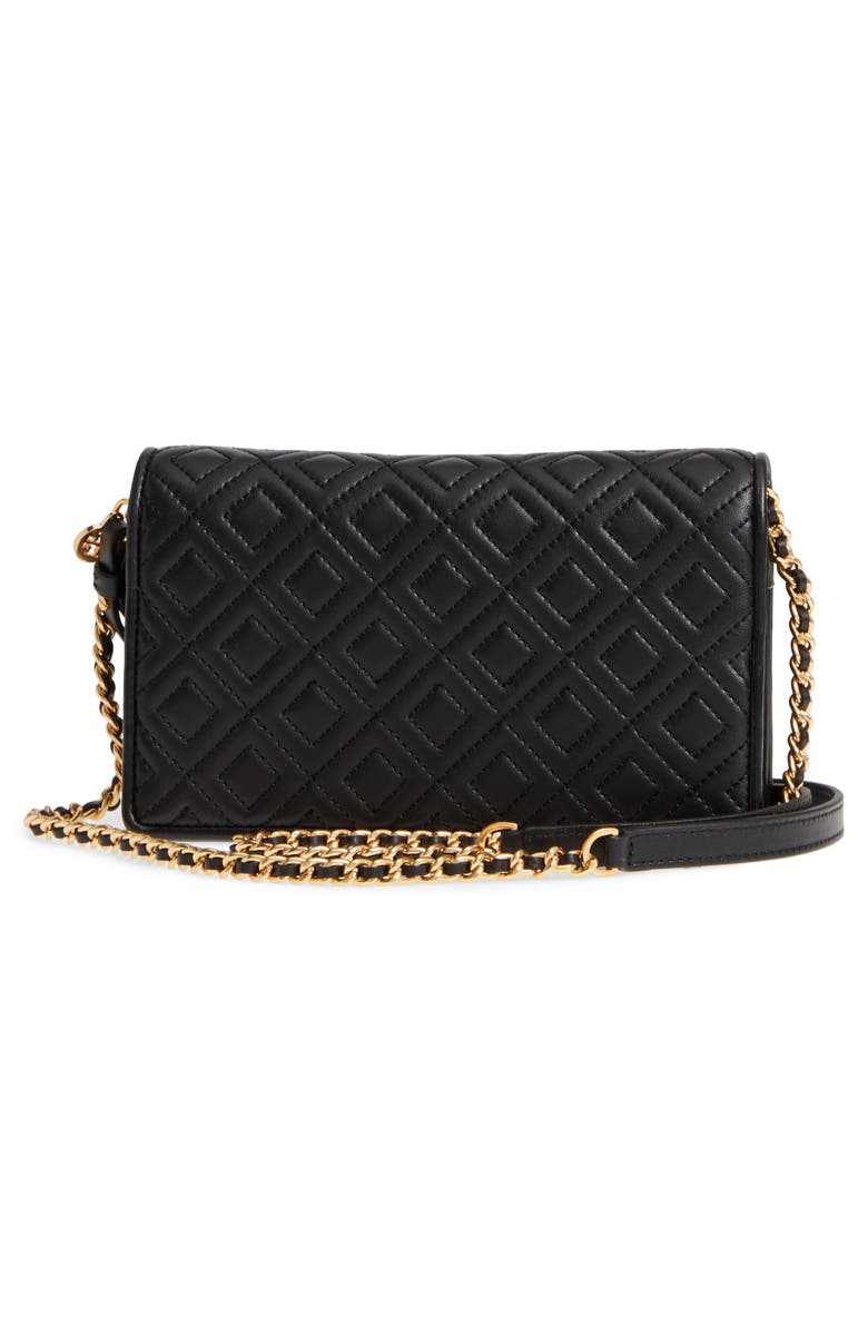 Tory Burch Fleming Leather Wallet/Crossbody, Alternate, color, 