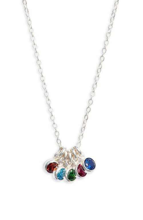Set & Stones Multi Birthstone Charm Necklace