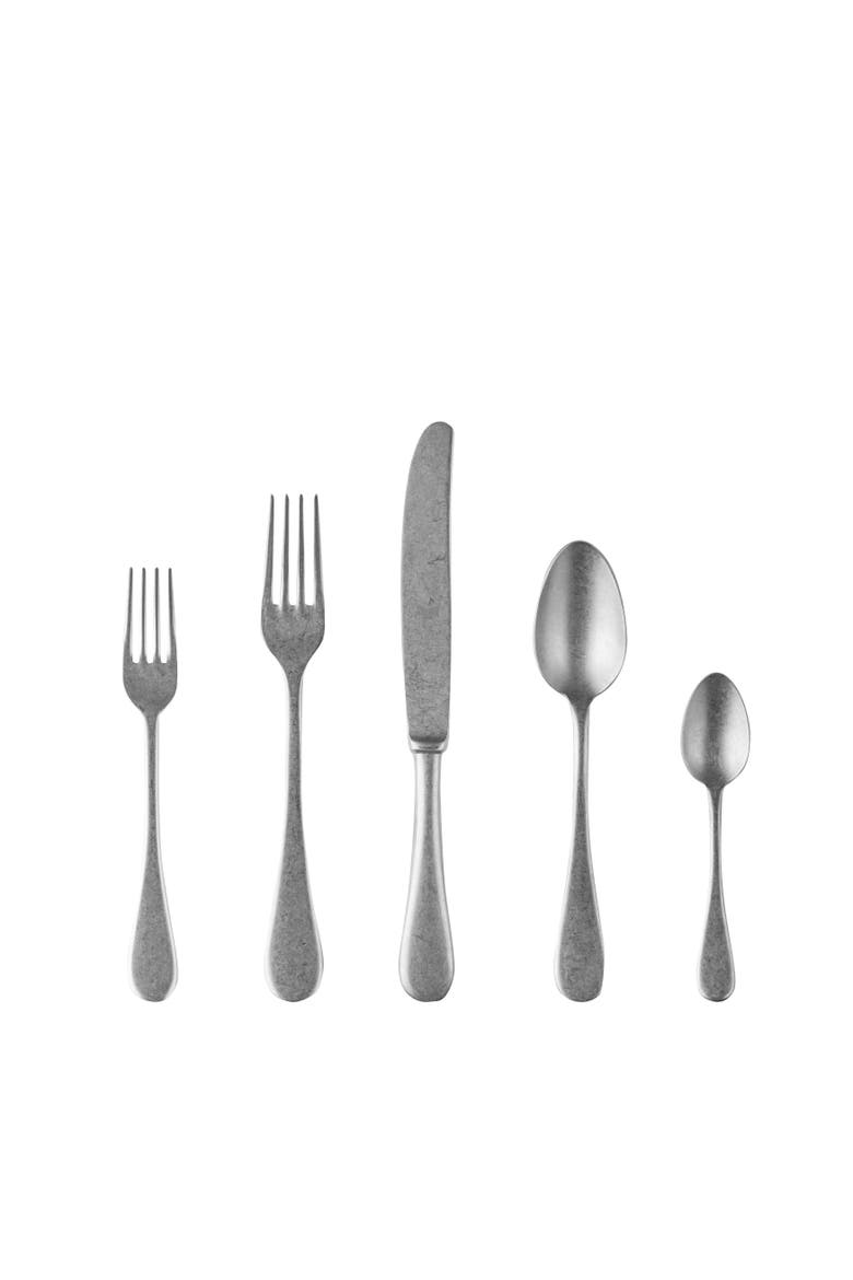 Vintage Flatware Set - 20 Pieces, Alternate, color, Silver