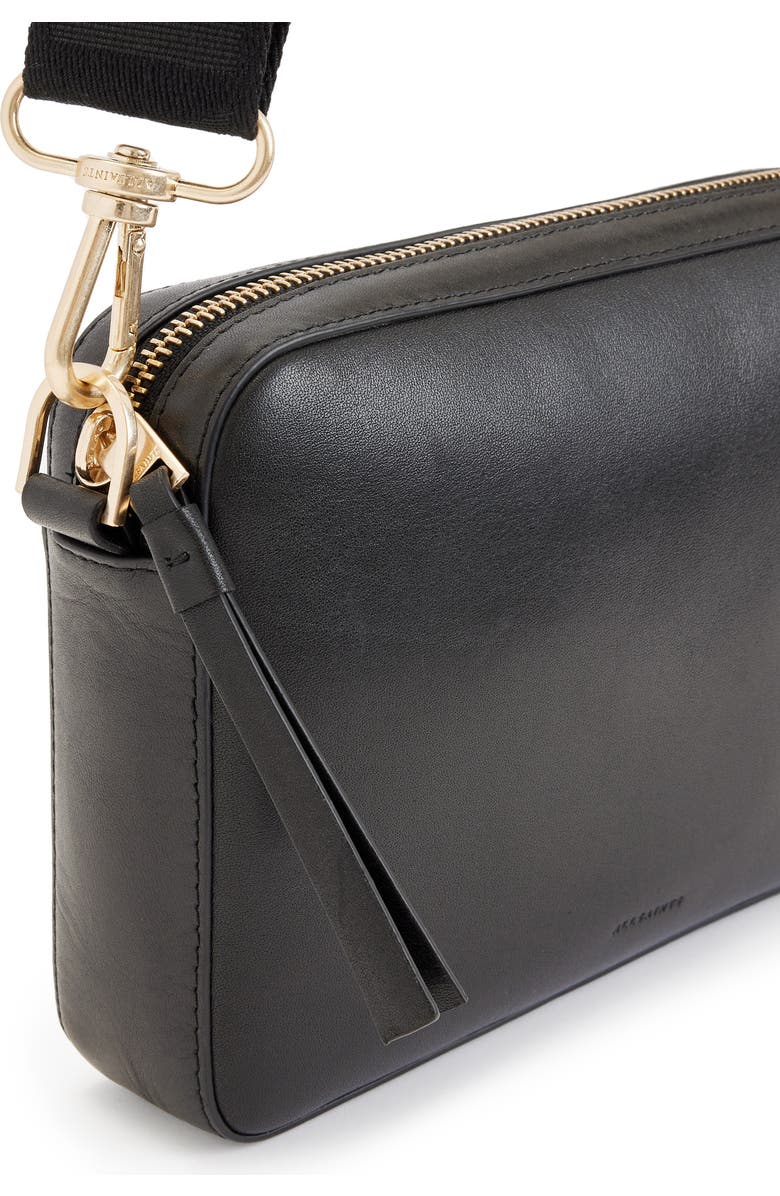 AllSaints Lucile Leather Crossbody Bag, Alternate, color,