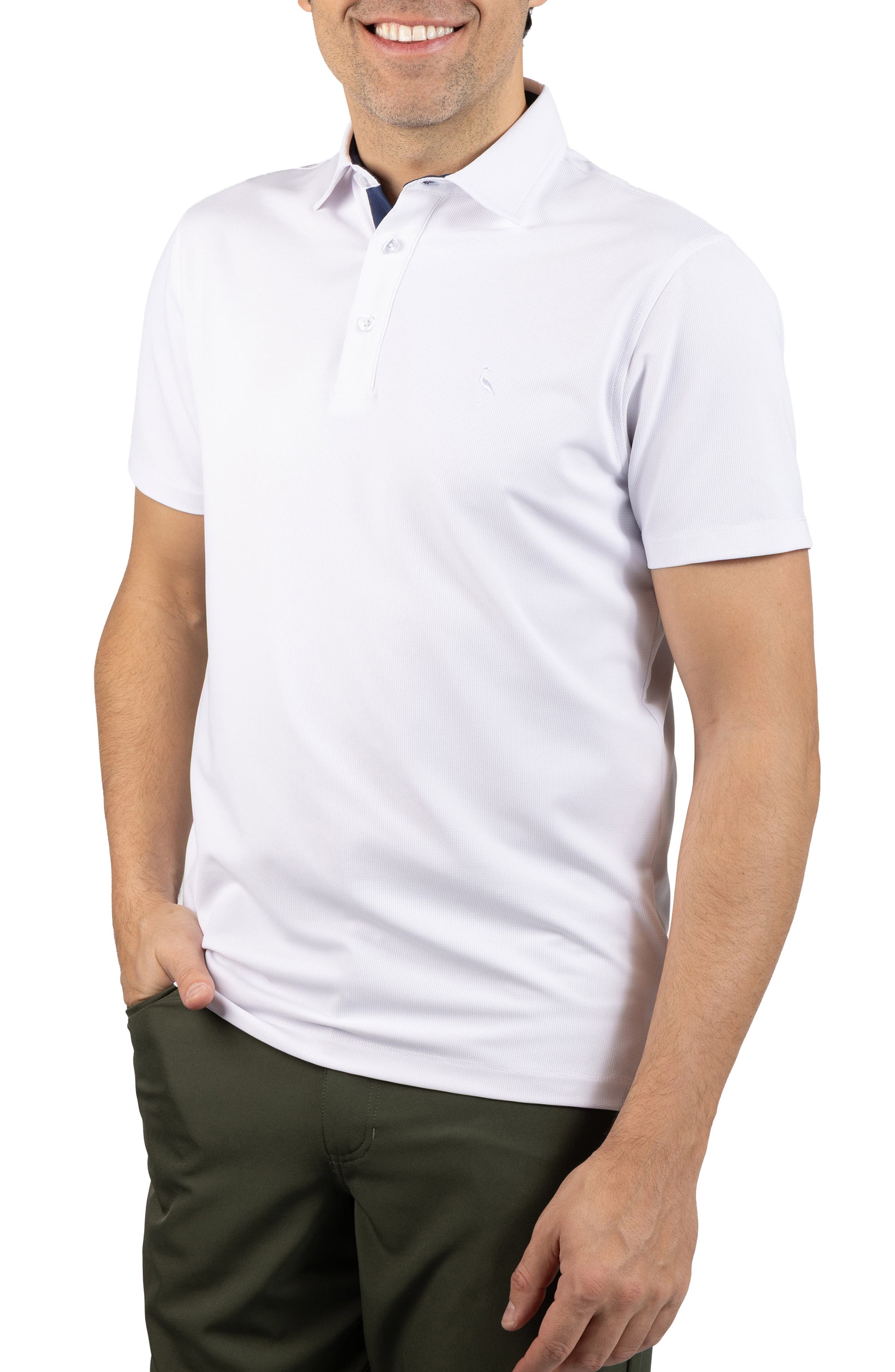 TailorByrd Micro Grid Performance Polo