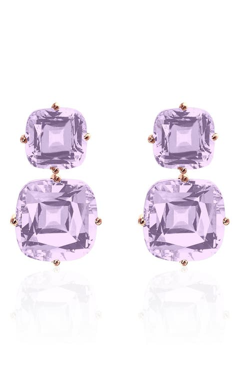 Gossip Double Drop Earrings