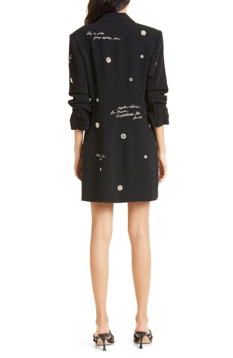 Cinq à Sept Joel Embellished Tailored Minidress, Alternate, color, 